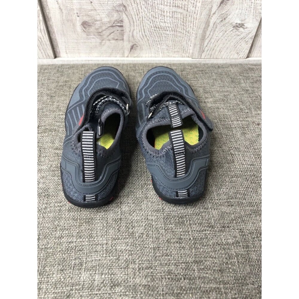 Sport Kids Boys Gray Red Shoes Sz 11.5 Aqua Water Beach Pool Summer Hiking Lake - Picture 3 of 8